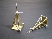 Axle Stands 1,50 m Luftwaffe WW II  1/48