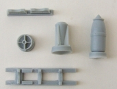 SC-1000 C  Hermann Bombe mit Schlitten  1/72