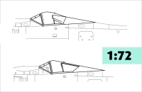 Fw 190 A/F/G/D  Clear Vac Canopy set 1/72
