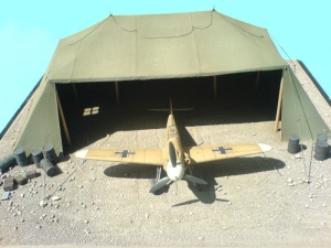 German Luftwaffe Maintenance Tent WW 2