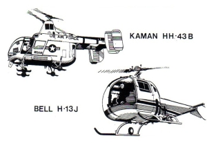 Bell H-13 J + Kaman HH-43 B