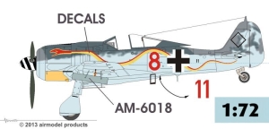 Fw 190 A-8 R6  SONDER EDITION  Umbausatz W.Gr 21 + Decals 1/72