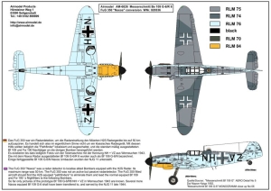 Bf 109 G-6/N  Naxos  FuG 350  conv. 1/72