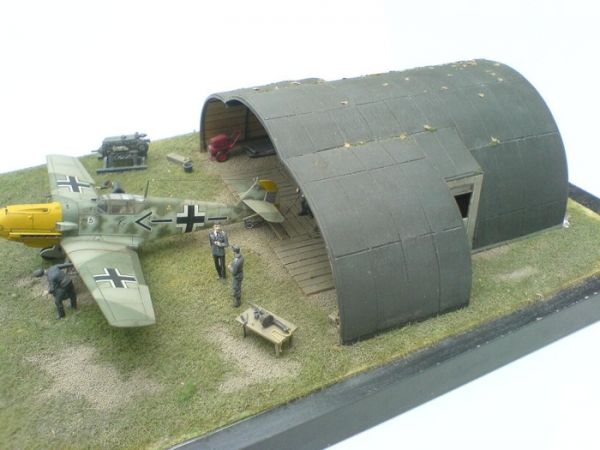 Kleiner Hangar deutsche Luftwaffe Wk 2